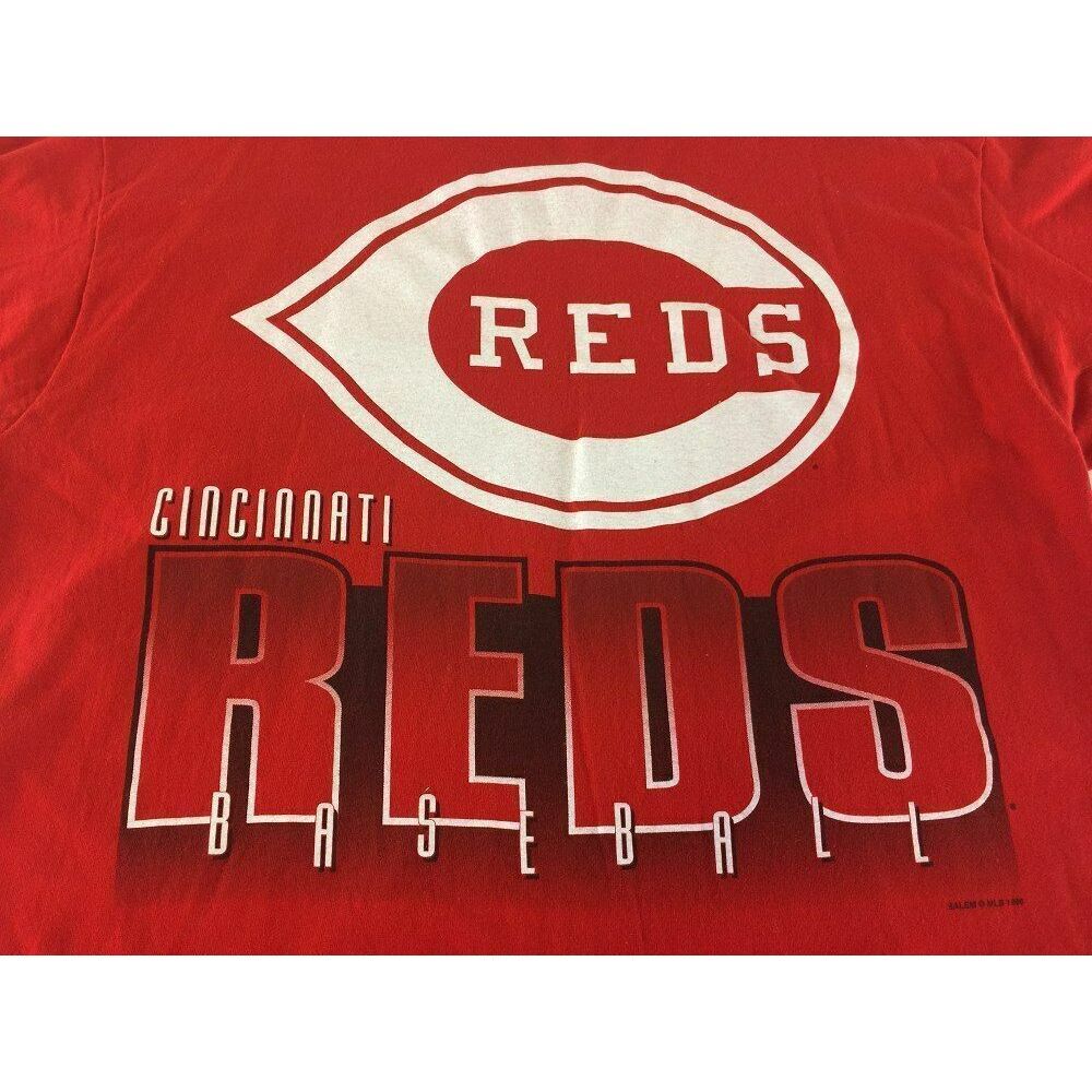 VTG 90s Cincinnati‎ Reds Pro Player T Shirt XL Red MLB Baseball 1996 USA - Picture 3 of 6